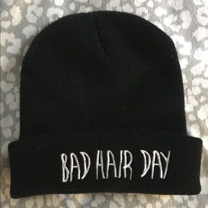 BAD HAIR DAY hat 😎 barely ever warn!